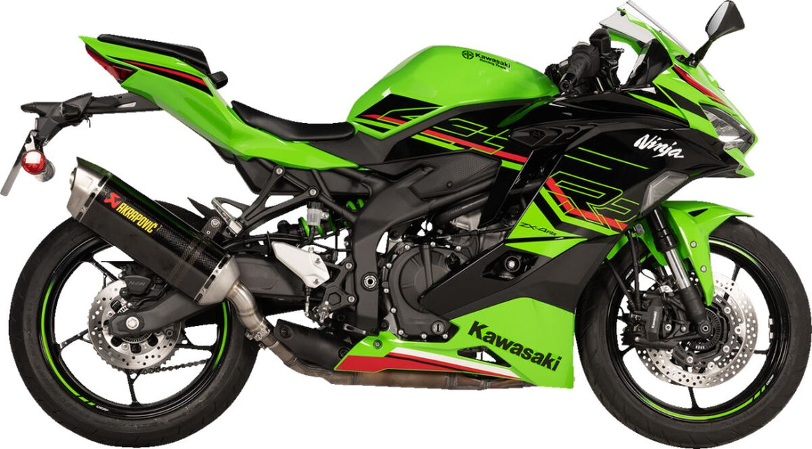 Akrapovic Slip-On Line uitlaatdemper zilver - Kawasaki 40th Anniversary / Ninja e.a. (2023-2025) | Femon Parts