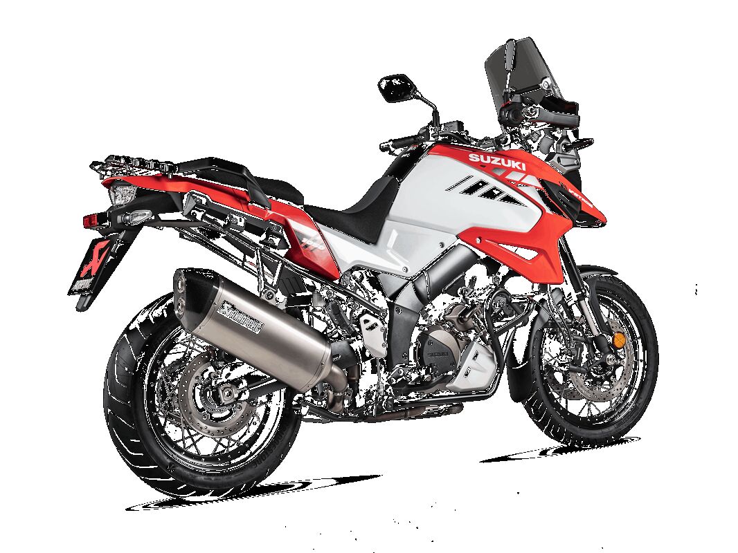 Akrapovic Slip-On Line uitlaatdemper zwart - Suzuki DL 1000 / DL 1050 e.a. (2014-2025) | Femon Parts