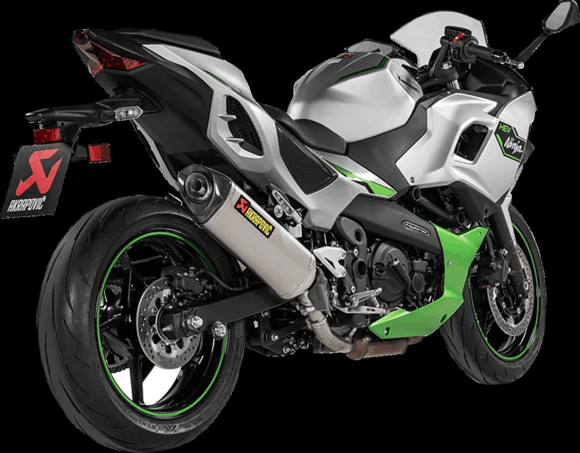 Akrapovic Slip-On Line uitlaatdemper zwart - Kawasaki Hybrid / NINJA 7 (2024-2025) | Femon Parts