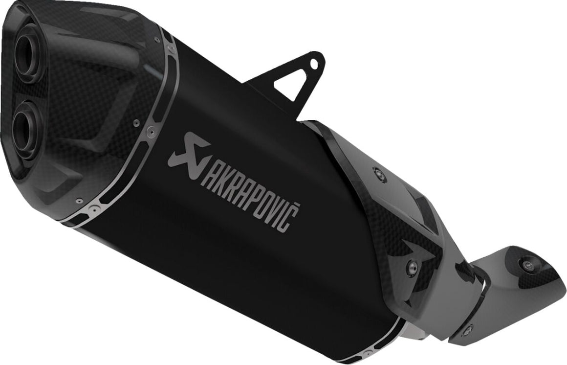 Akrapovic Slip-On Line uitlaatdemper zwart - Honda CRF-1100 L AFRICA TWIN (2024-2025) | Femon Parts