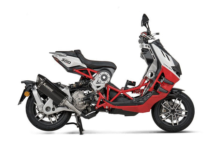 Akrapovic Slip-On Line uitlaatdemper zwart - Italjet DRAGSTER 300 (2024-2025) | Femon Parts