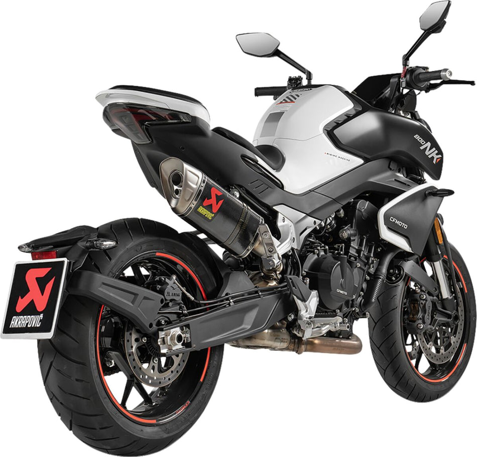 Akrapovic Slip-On Line uitlaatdemper zilver - Cf Moto Advanced / NK 800 e.a. (2023-2025) | Femon Parts