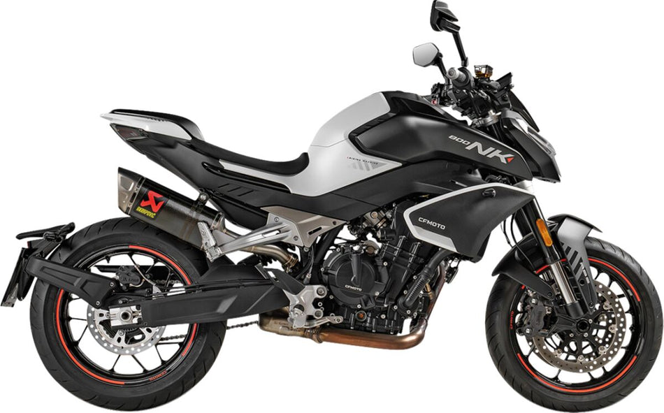 Akrapovic Slip-On Line uitlaatdemper zilver - Cf Moto Advanced / NK 800 e.a. (2023-2025) | Femon Parts