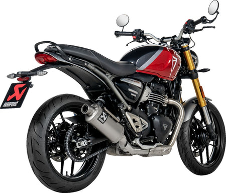 Akrapovic Slip-On Line uitlaatdemper - Triumph SCRAMBLER 400 X / SPEED 400 (2024-2025) | Femon Parts