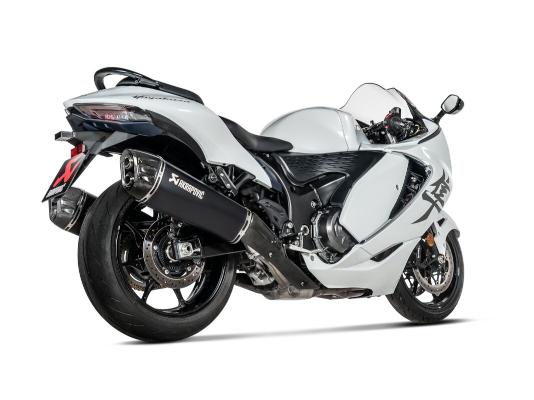 Akrapovic Slip-On Line uitlaatdemper zwart - Suzuki GSX 1300 / Hayabusa e.a. (2021-2025) | Femon Parts
