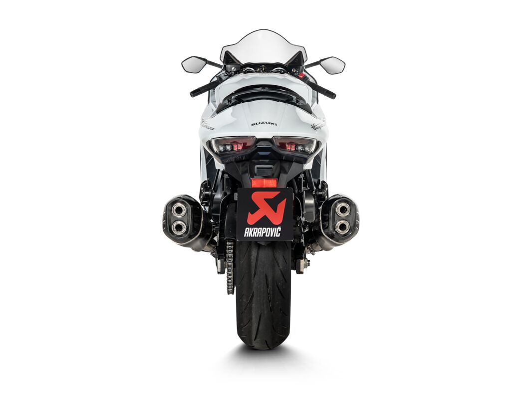 Akrapovic Slip-On Line uitlaatdemper zwart - Suzuki GSX 1300 / Hayabusa e.a. (2021-2025) | Femon Parts