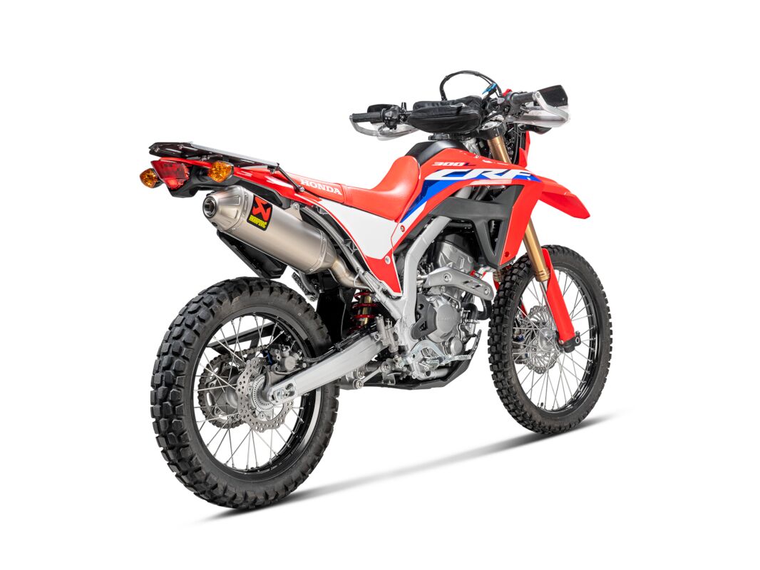 Akrapovic Slip-On Line uitlaatdemper titanium - Honda CRF-300 L (2021-2026) | Femon Parts