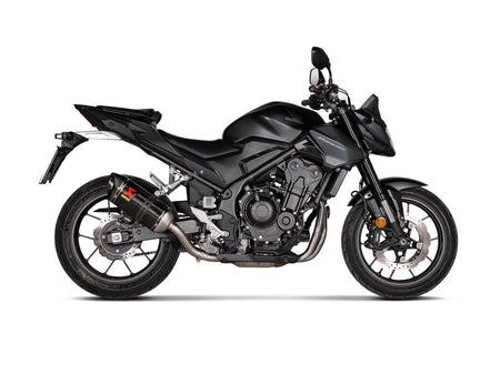 Akrapovic Slip-On Line uitlaatdemper zwart - Honda CB-500 F / CB-500 X e.a. (2020-2025) | Femon Parts