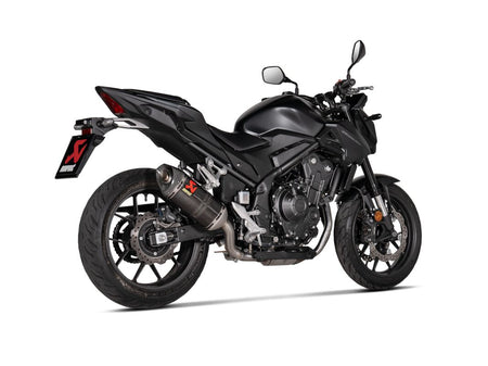 Akrapovic Slip-On Line uitlaatdemper zwart - Honda CB-500 F / CB-500 X e.a. (2020-2025) | Femon Parts