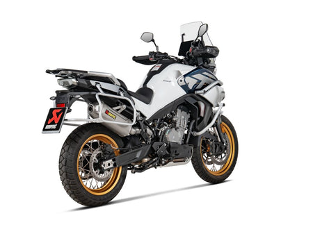 Akrapovic Slip-On Line uitlaatdemper titanium - Cf Moto Explore / MT 800 e.a. (2024-2026) | Femon Parts