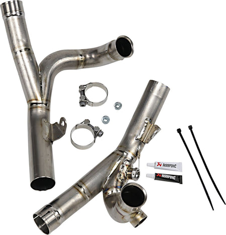Akrapovic Collector uitlaatbocht en middenpijp - Yamaha VMX 1700 / Vmax (2009-2016) | Femon Parts