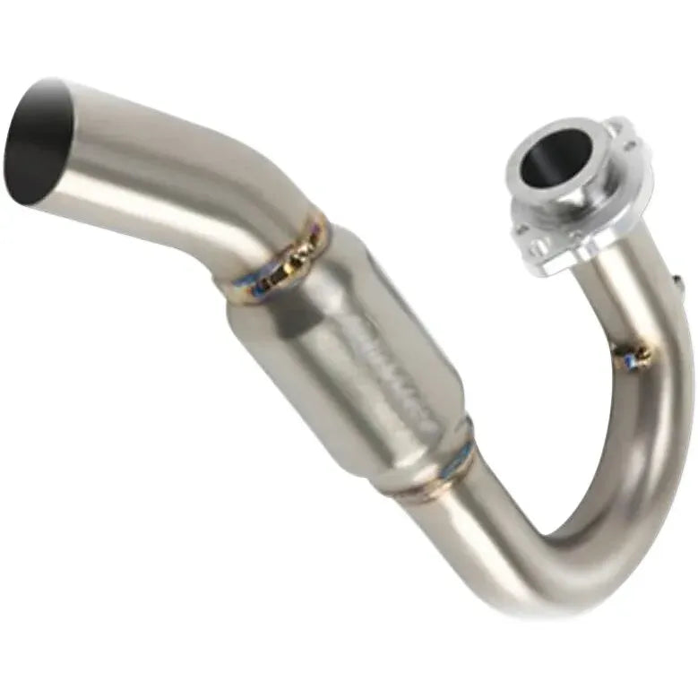 FMF Racing PowerBomb uitlaatbocht en middenpijp roestvrij staal - Kawasaki KLR-650 (2008-2018) | Femon Parts