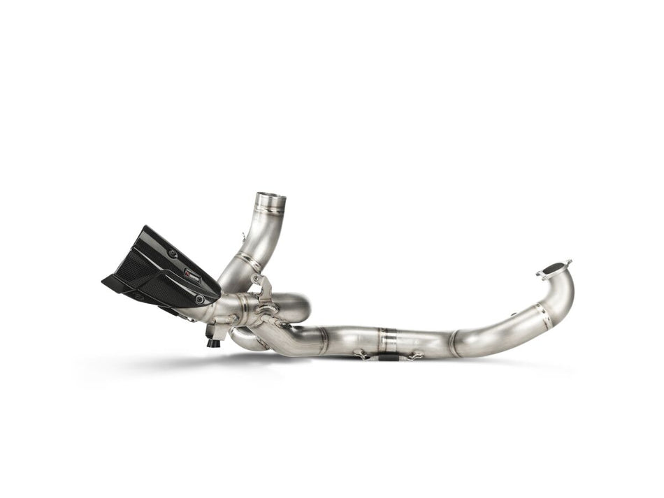 Akrapovic Replacement uitlaatbocht en middenpijp titanium - Ducati DVT / DVT D|Air e.a. (2015-2017) | Femon Parts