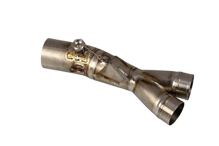 Akrapovic uitlaatbocht en middenpijp zilver - Yamaha YZF R6 (2008-2018) | Femon Parts