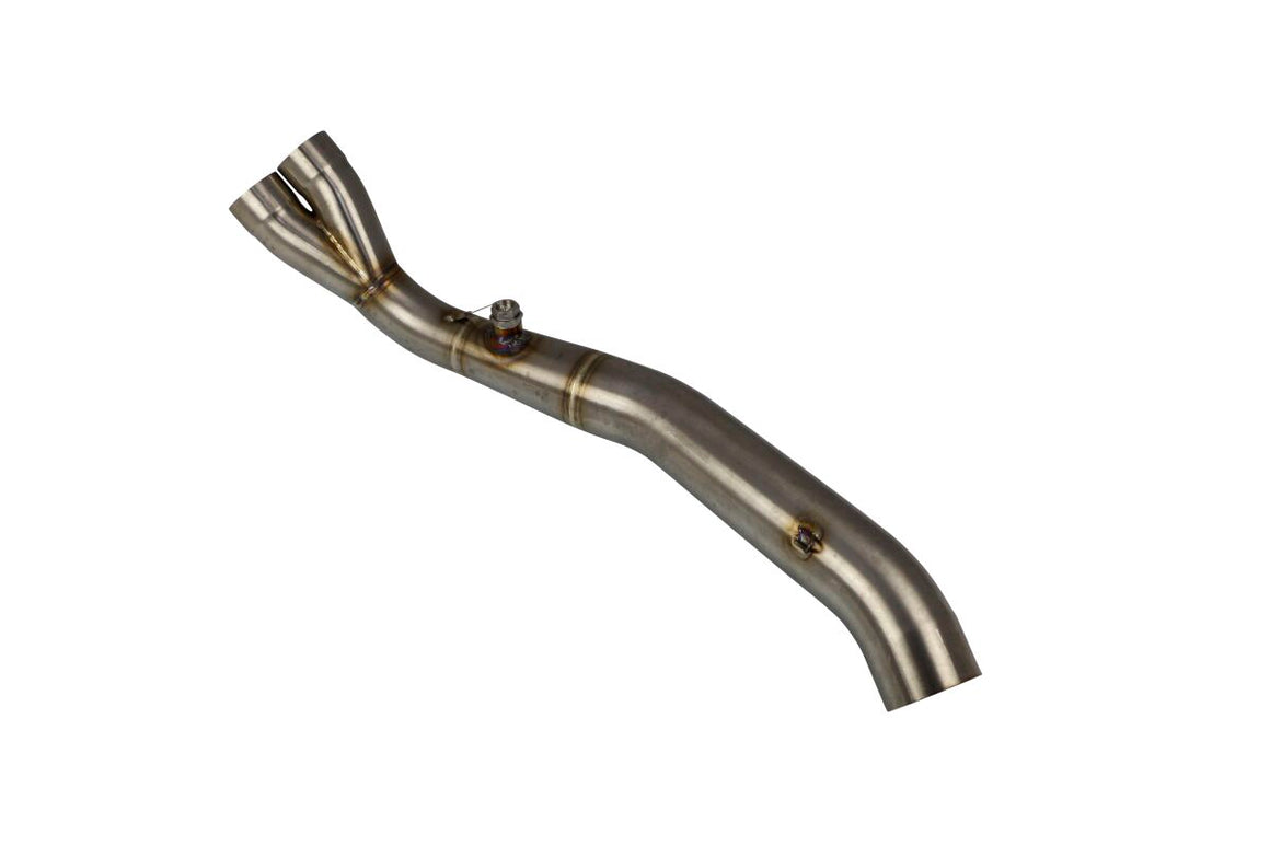 Akrapovic uitlaatbocht en middenpijp zilver - Suzuki GSX R-1000 (2012-2016) | Femon Parts