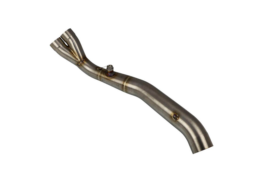 Akrapovic uitlaatbocht en middenpijp zilver - Suzuki GSX R-1000 (2012-2016) | Femon Parts