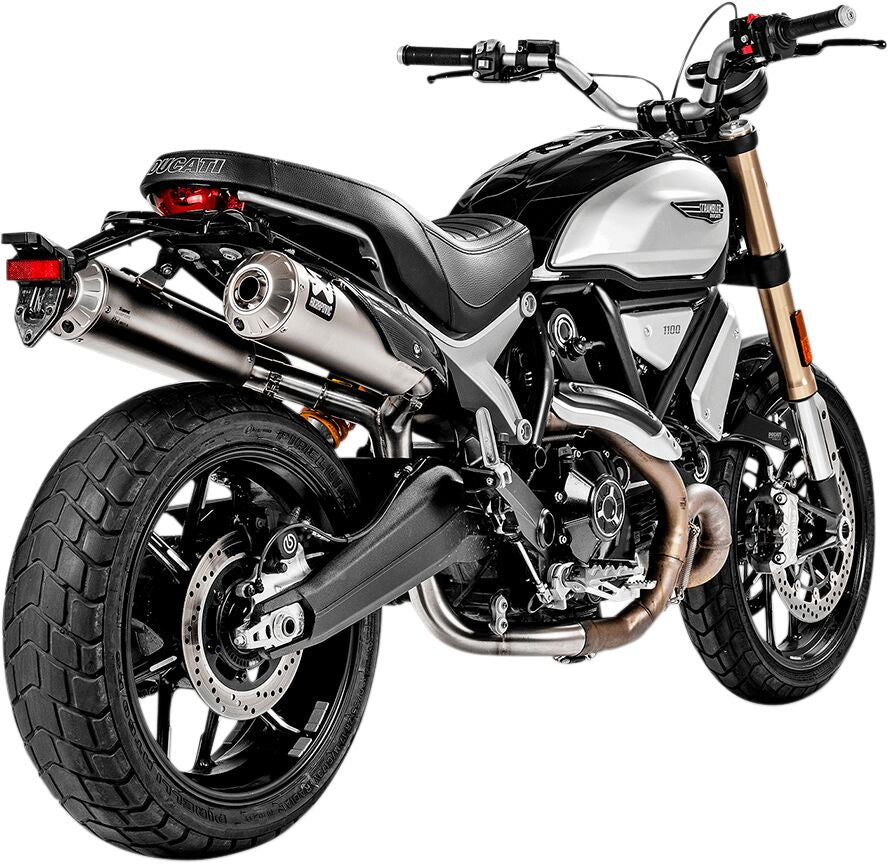 Akrapovic link pipe ss scrambler 1100 - Ducati Dark Pro / Pro e.a. (2018-2024) | Femon Parts