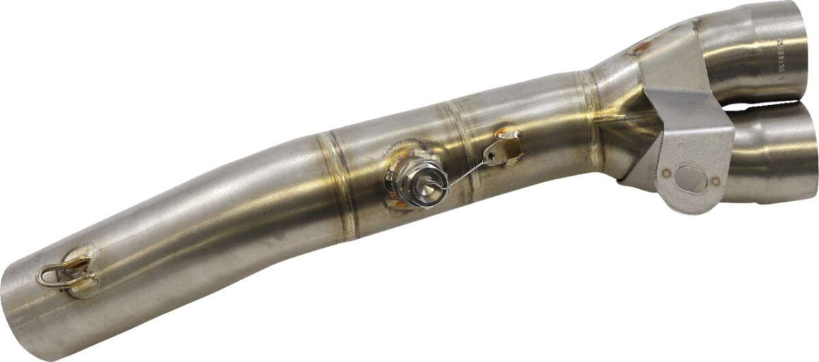 Akrapovic uitlaatbocht en middenpijp zilver - Kawasaki Ninja / Ninja 40th Anniversary e.a. (2019-2025) | Femon Parts