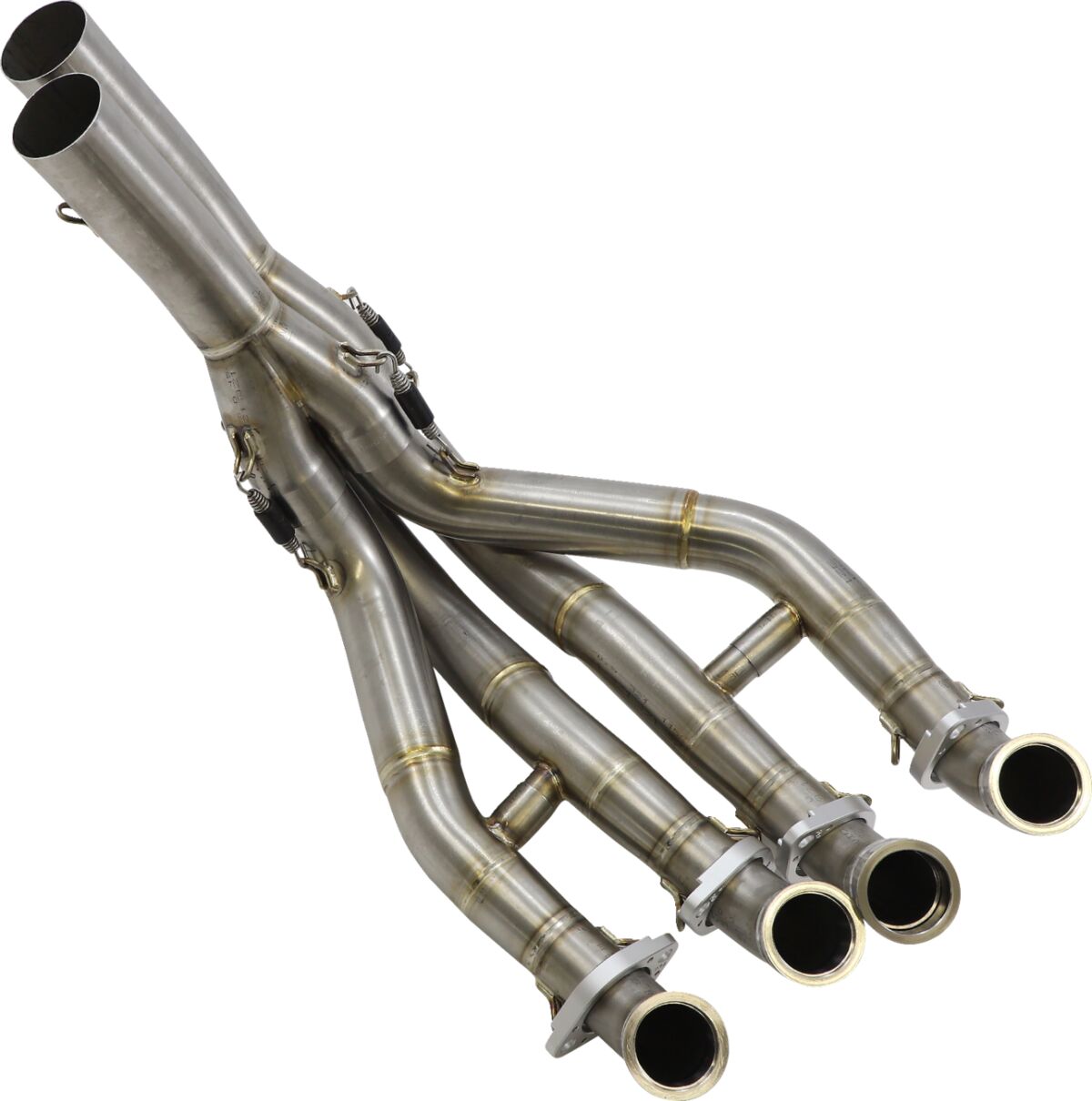 Akrapovic uitlaatbocht en middenpijp zilver - Kawasaki Ninja / Ninja 40th Anniversary e.a. (2019-2025) | Femon Parts