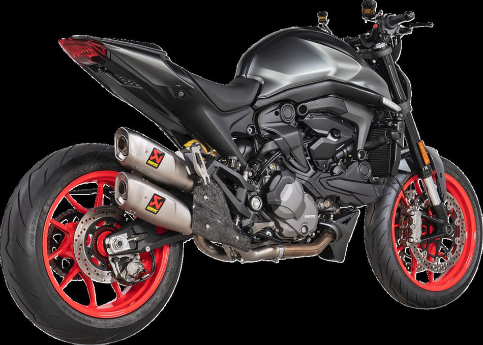 Akrapovic Collector uitlaatbocht en middenpijp - Ducati DESERT X (2022-2024) | Femon Parts