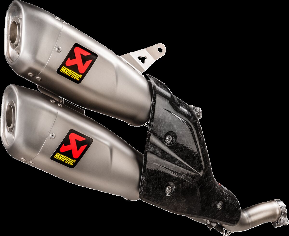Akrapovic Collector uitlaatbocht en middenpijp - Ducati DESERT X (2022-2024) | Femon Parts