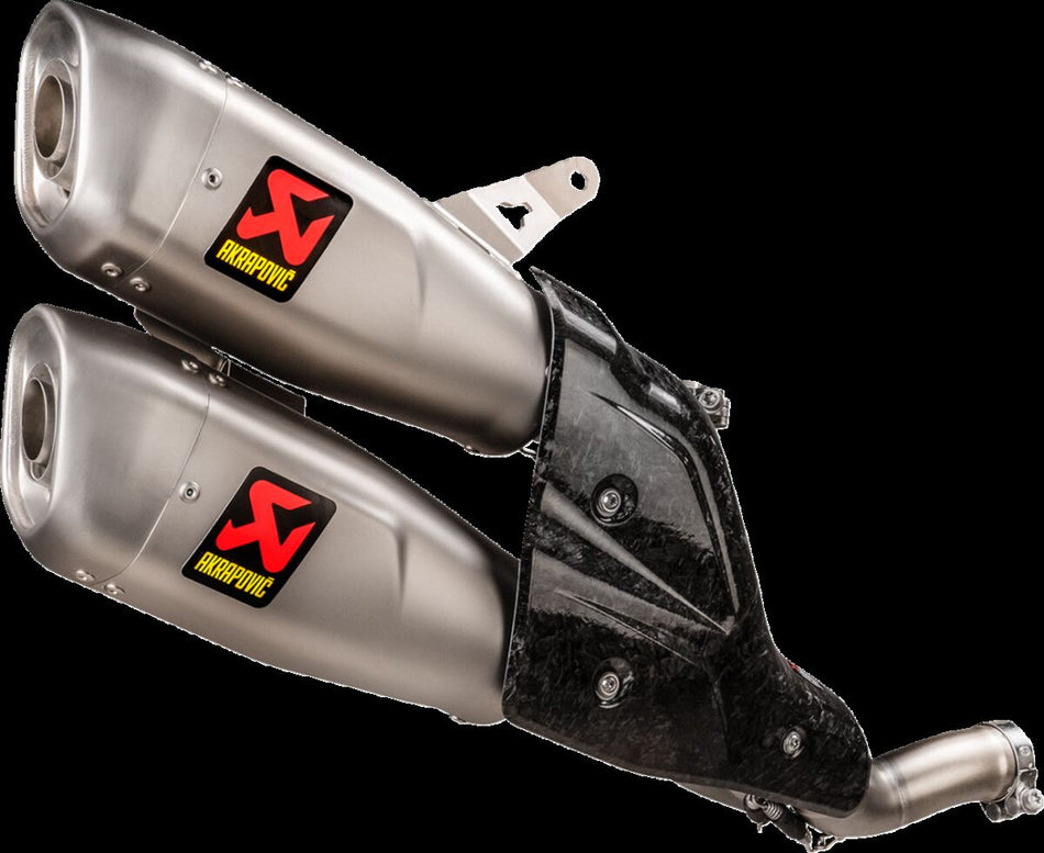 Akrapovic Collector uitlaatbocht en middenpijp - Ducati DESERT X (2022-2024) | Femon Parts