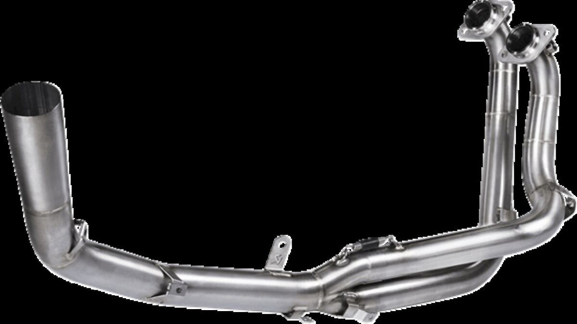 Akrapovic uitlaatbocht en middenpijp roestvrij staal - Aprilia TUAREG 660 (2022-2024) | Femon Parts