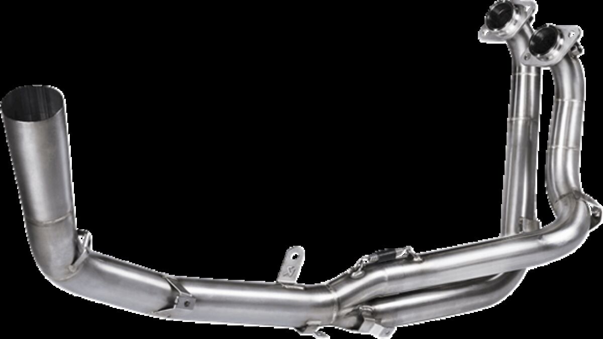 Akrapovic uitlaatbocht en middenpijp roestvrij staal - Aprilia TUAREG 660 (2022-2024) | Femon Parts