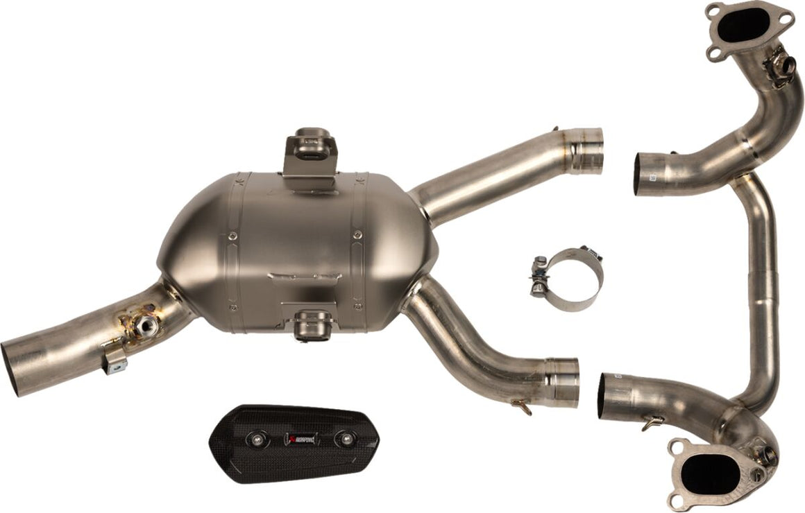 Akrapovic uitlaatbocht en middenpijp zilver - Bmw Adventure / Adventure Option 719 Karakorum e.a. (2023-2025) | Femon Parts