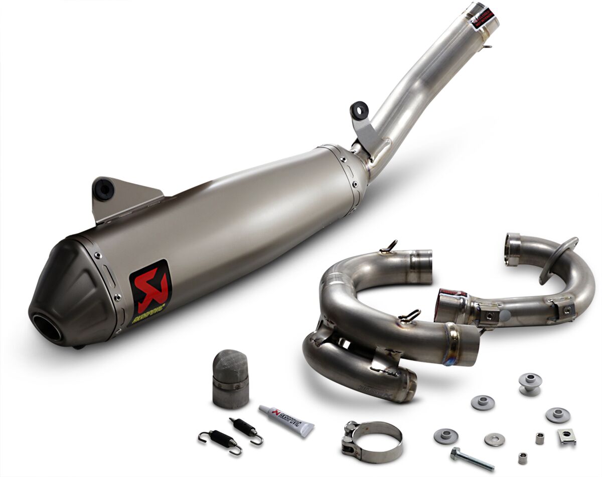 Akrapovic Evolution volledig uitlaatsysteem offroad - Yamaha WR-450 F / YZ-450 F (2020-2023) | Femon Parts