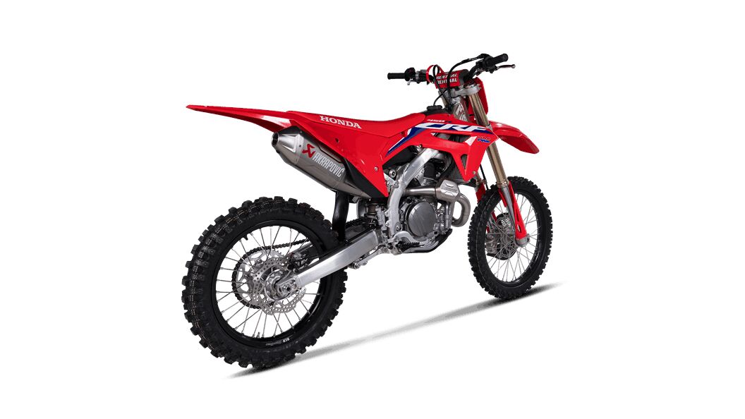 Akrapovic Evolution Line volledig uitlaatsysteem offroad titanium - Honda CRF-450 (2021-2024) | Femon Parts