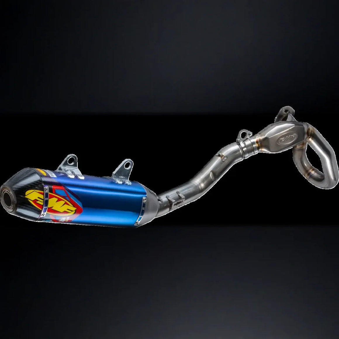 FMF Racing Factory 4.1 RCT volledig uitlaatsysteem offroad zwart - Honda CRF-250 (2022-2024) | Femon Parts