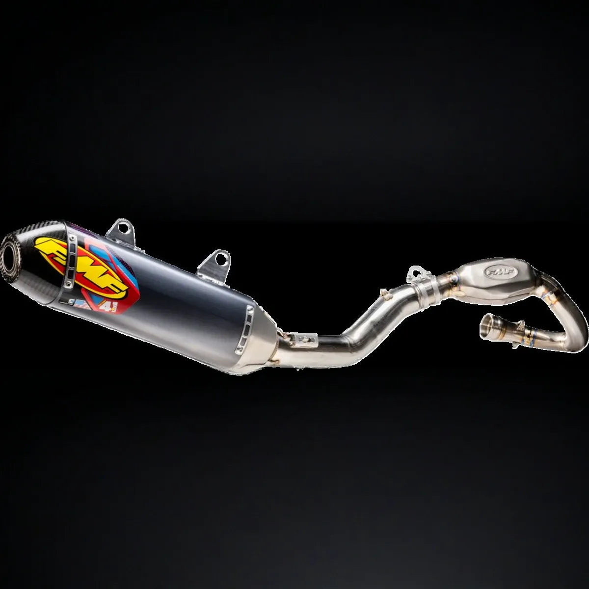 FMF Racing Factory 4.1 RCT volledig uitlaatsysteem offroad zwart - Kawasaki KX-450 (2024-2026) | Femon Parts