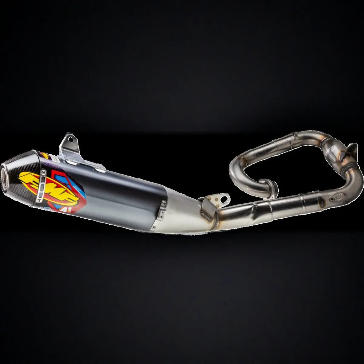 FMF Racing Factory 4.1 RCT volledig uitlaatsysteem offroad zwart - Yamaha WR-450 F / YZ-450 F (2023-2025) | Femon Parts