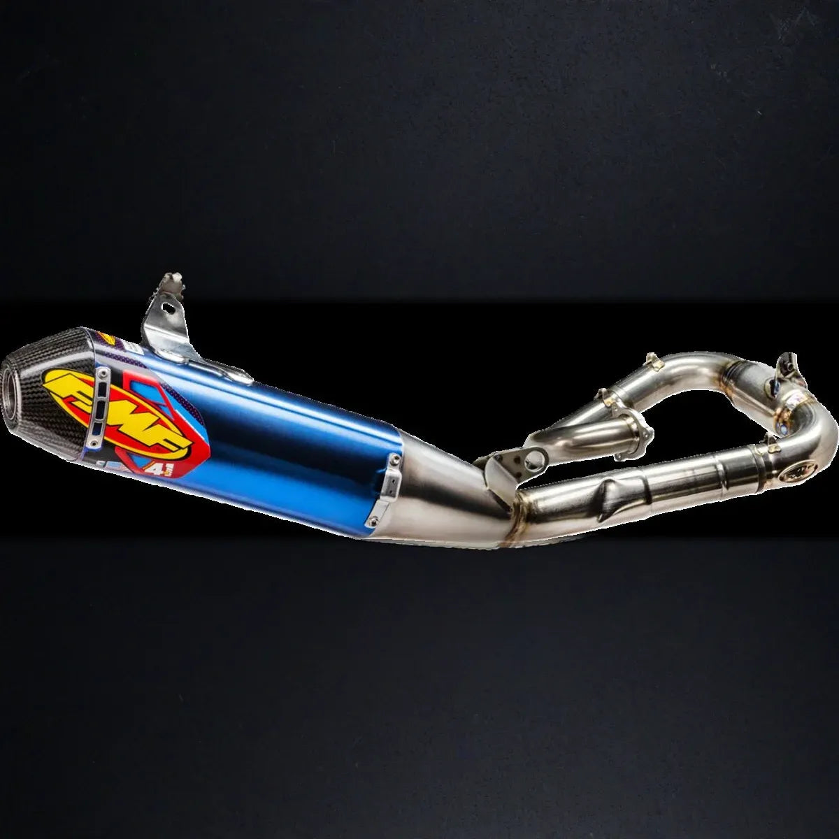 FMF Racing Factory 4.1 RCT volledig uitlaatsysteem offroad zwart - Yamaha WR-450 F / YZ-450 F (2023-2025) | Femon Parts