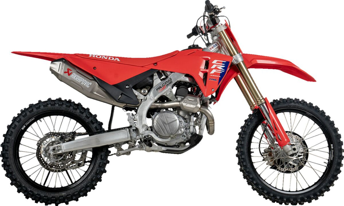 Akrapovic Evolution volledig uitlaatsysteem offroad titanium - Honda CRF-450 (2025-2026) | Femon Parts