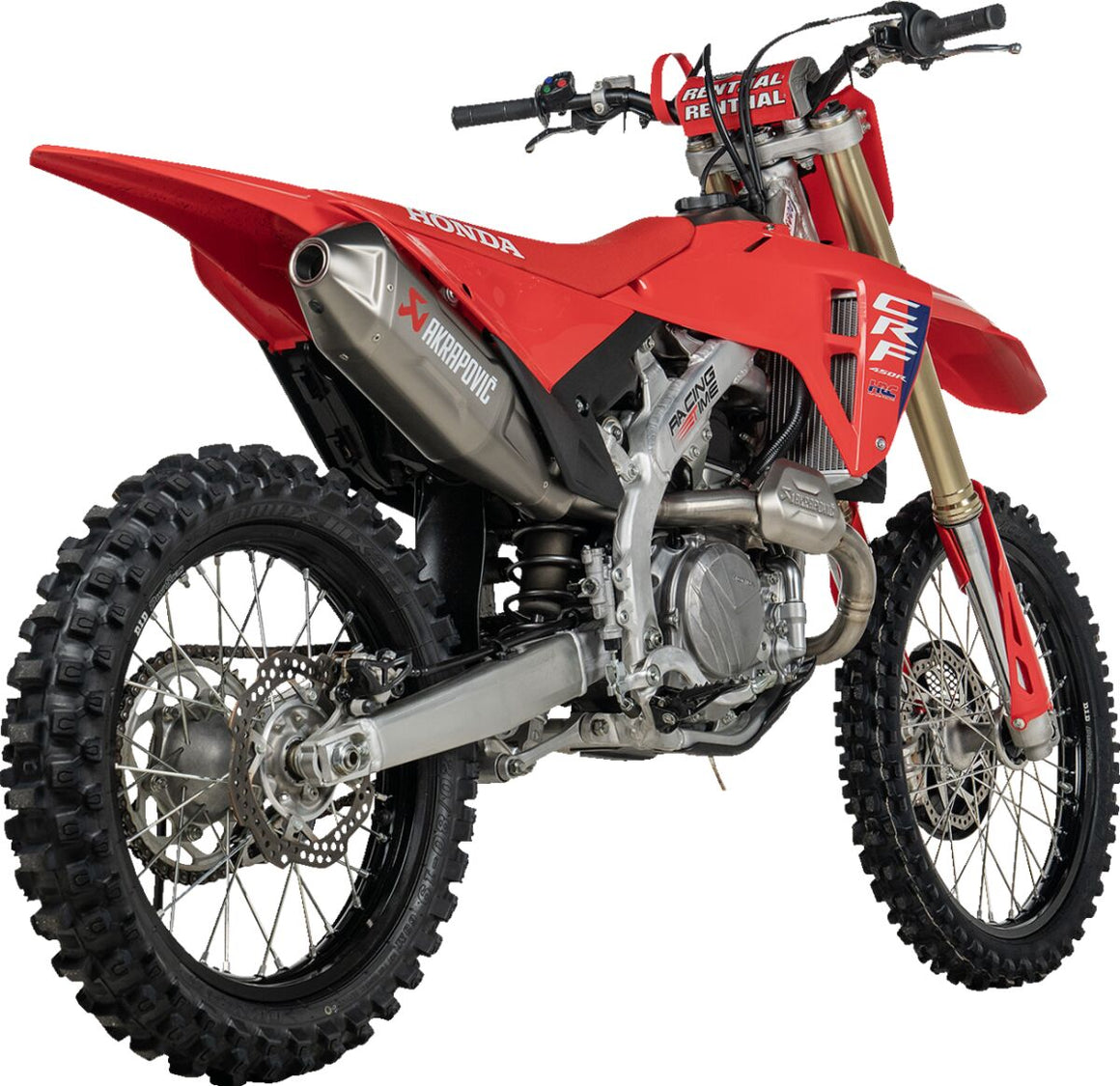 Akrapovic Evolution volledig uitlaatsysteem offroad titanium - Honda CRF-450 (2025-2026) | Femon Parts