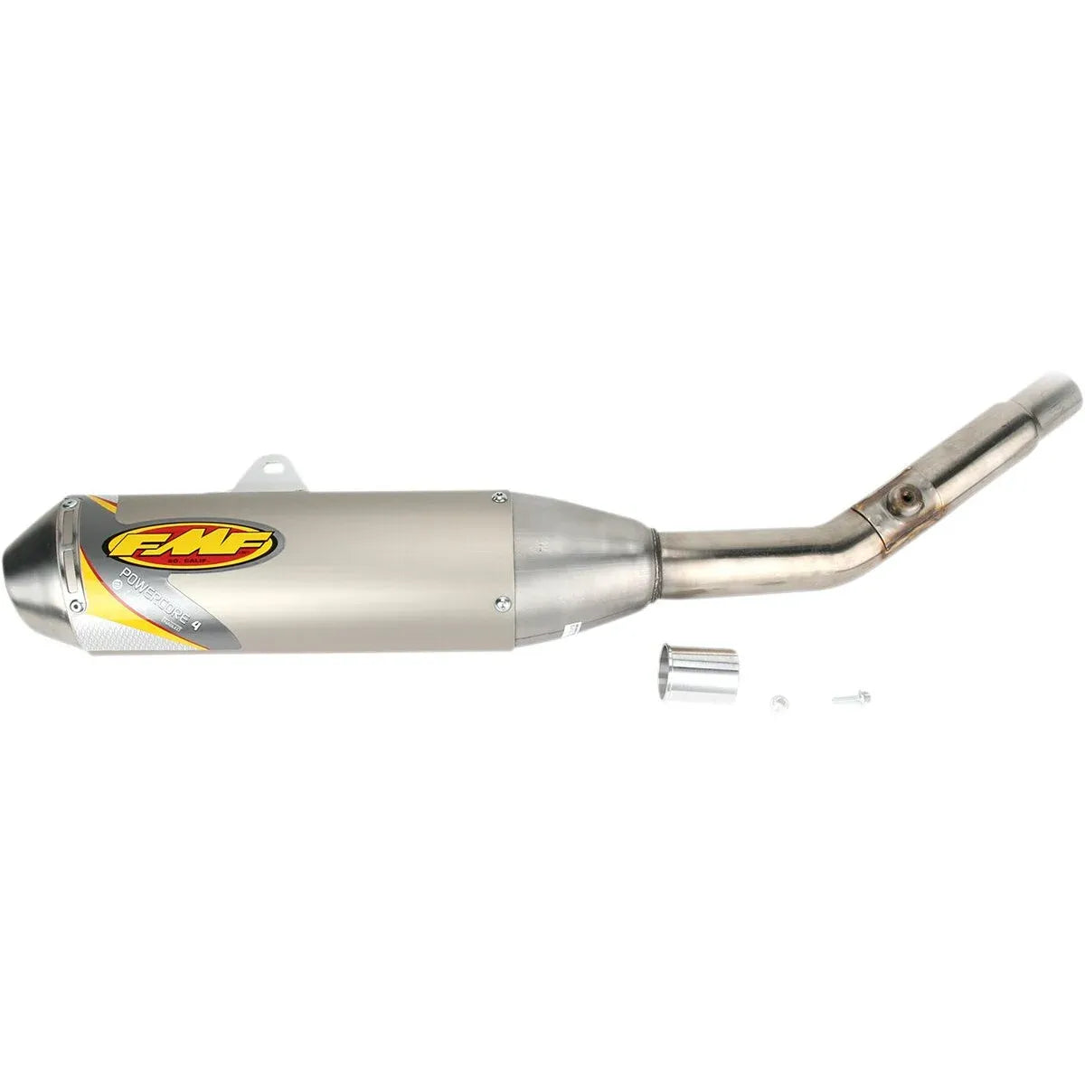 FMF Racing Powercore 4 uitlaatdemper offroad zilver - Yamaha WR-250 F / YZ-250 F (2003-2006) | Femon Parts