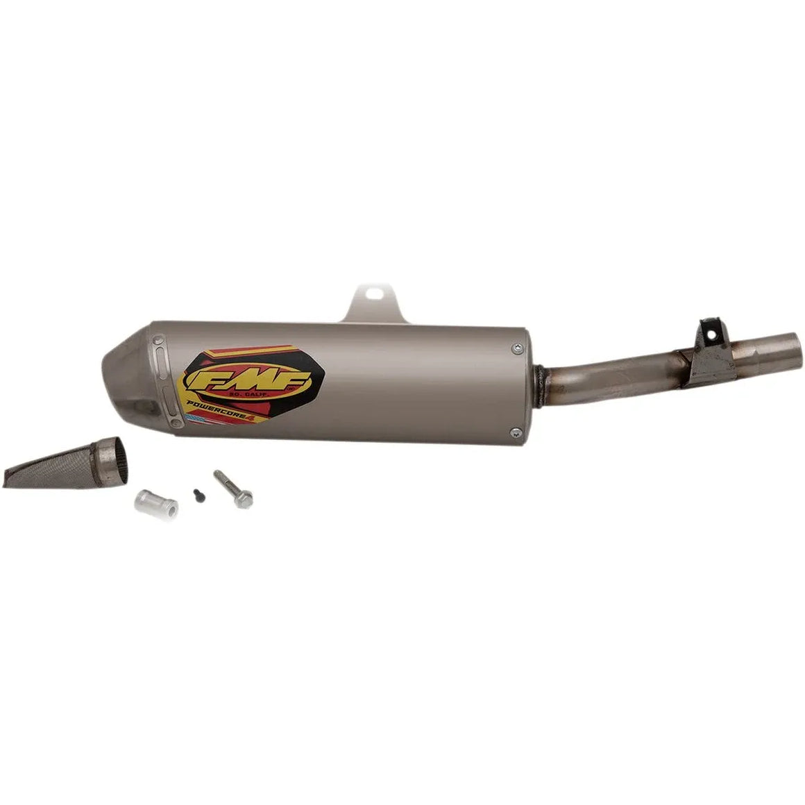 FMF Racing Powercore 4 uitlaatdemper offroad zilver - Yamaha (2008-2021) | Femon Parts