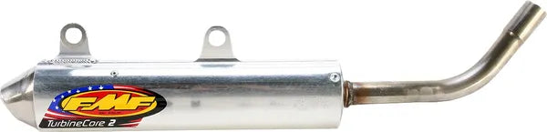 FMF Racing TurbineCore 2 uitlaatdemper offroad zilver - Husqvarna TC-250 / TE-250 e.a. (2014-2016) | Femon Parts