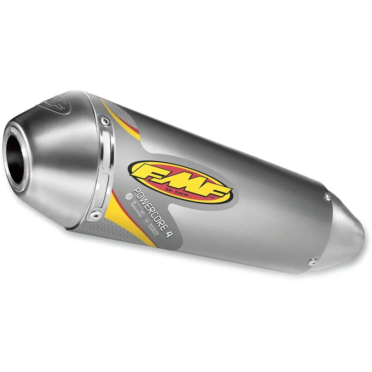 FMF Racing Powercore 4 uitlaatdemper offroad roestvrij staal | Femon Parts