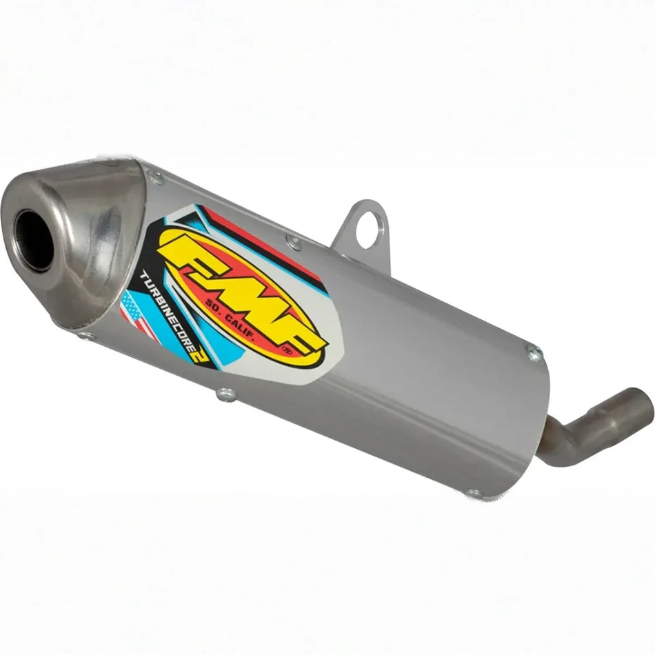 FMF Racing TurbineCore 2 uitlaatdemper offroad zilver - Husqvarna TC-125 (2016-2018) | Femon Parts