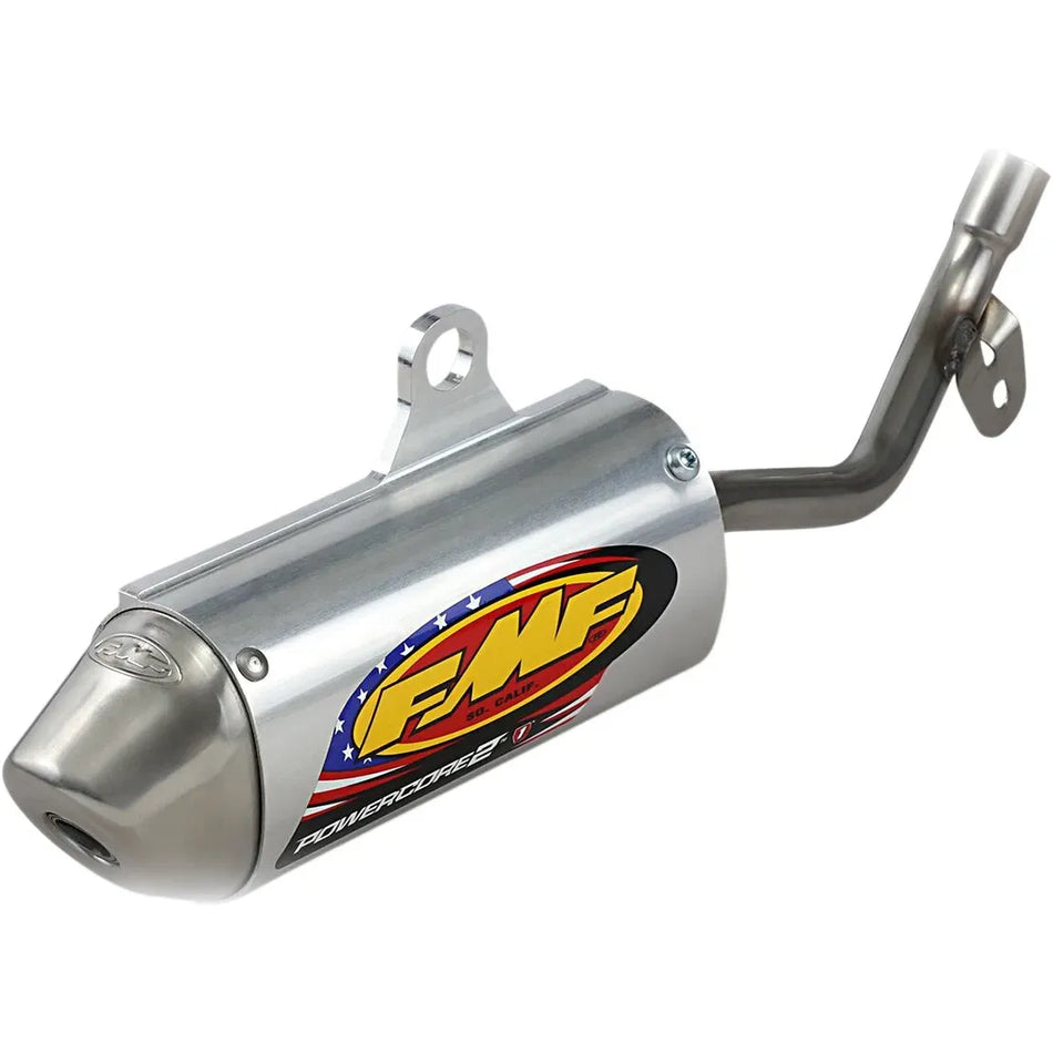 FMF Racing Powercore 2 uitlaatdemper offroad zilver - Gasgas MC-50 / TC-50 (2017-2023) | Femon Parts