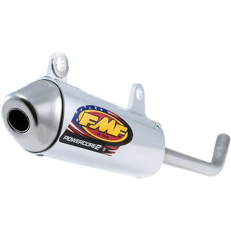 FMF Racing Powercore 2 uitlaatdemper offroad zilver - Husqvarna TC-250 / TE-250 e.a. (2017-2018) | Femon Parts