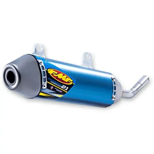 FMF Racing Powercore 2.1 Shorty uitlaatdemper offroad blauw - Husqvarna TC-250 / TE-250 e.a. (2017-2018) | Femon Parts