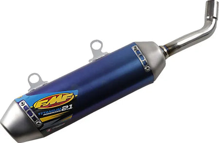 FMF Racing Powercore 2.1 Shorty uitlaatdemper offroad blauw - Gasgas EC-250 / EC-300 e.a. (2019-2023) | Femon Parts