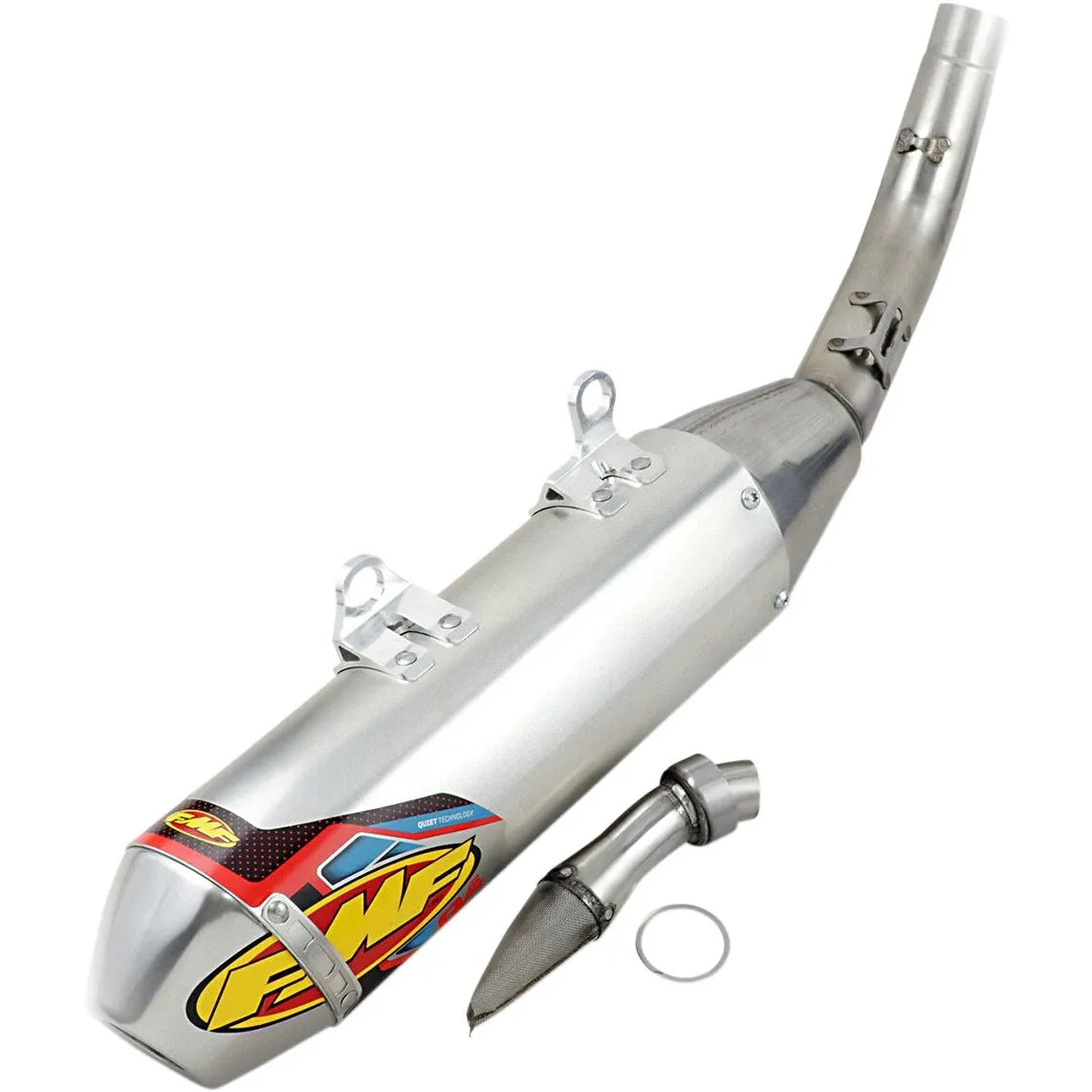 FMF Racing Q4 HEX uitlaatdemper offroad - Gasgas FC-250 / FC-350 e.a. (2019-2023) | Femon Parts