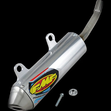 FMF Racing Powercore 2 uitlaatdemper offroad zilver - Gasgas MC-125 / TC-125 (2019-2023) | Femon Parts