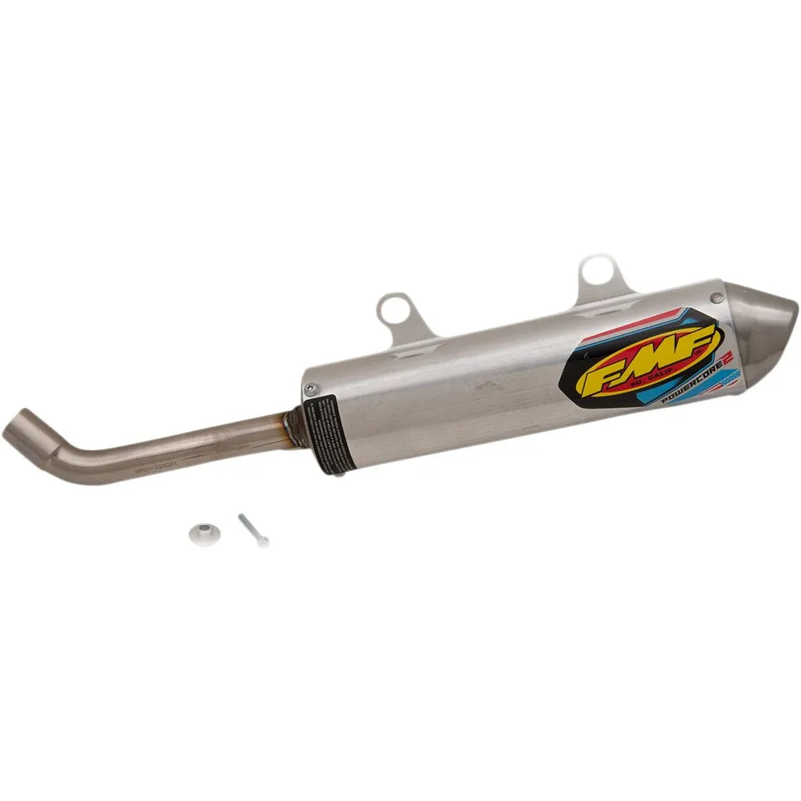 FMF Racing Powercore 2 uitlaatdemper offroad zilver - Gasgas EC-250 / EC-300 e.a. (2019-2023) | Femon Parts
