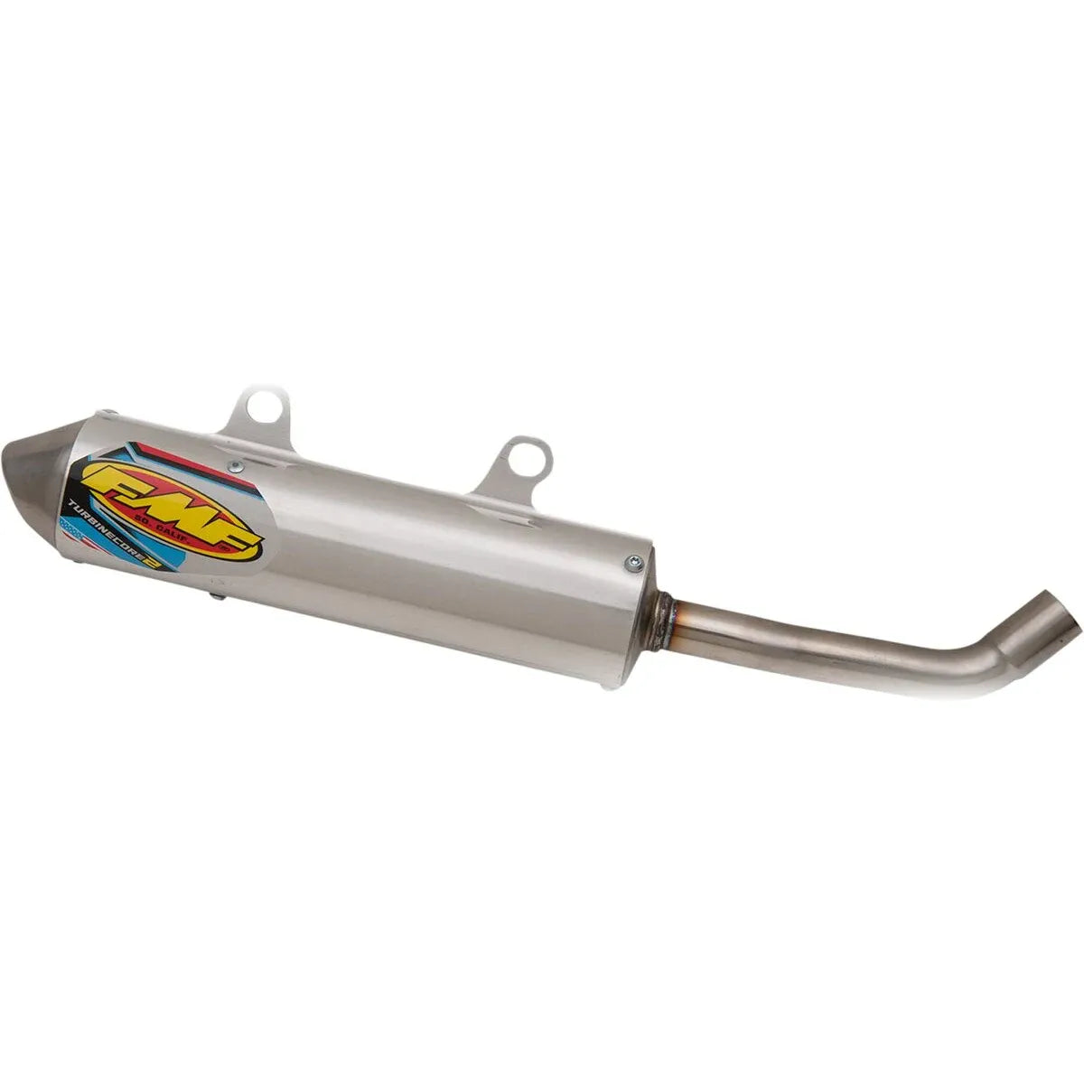 FMF Racing TurbineCore 2 uitlaatdemper offroad zilver - Gasgas EC-250 / EC-300 e.a. (2019-2023) | Femon Parts